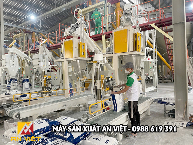 Dự Án Lắp Đặt Cân Đóng Bao Dạng Bột Mì, Bột Bả Có Hút Khí